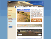 Tablet Screenshot of friendsofjockeysridge.org
